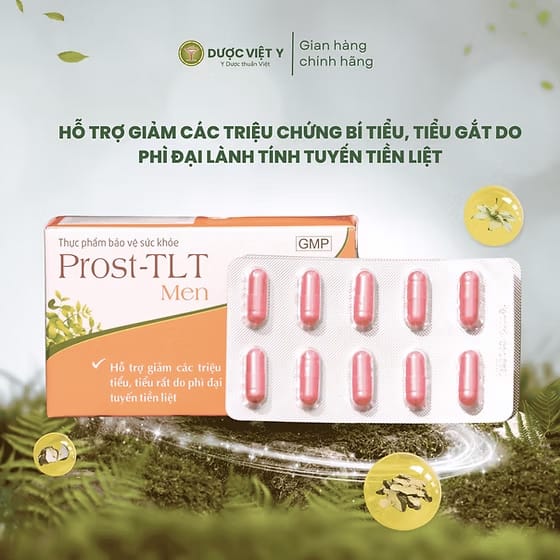 Prost TLT - Giảm triệu chứng bí tiểu